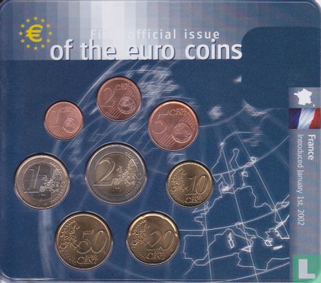 France combinaison set "First official issue of the euro coins" - Image 2