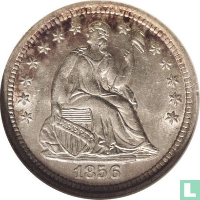 United States ½ dime 1856 (O) - Image 1