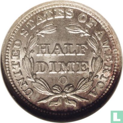 United States ½ dime 1856 (O) - Image 2