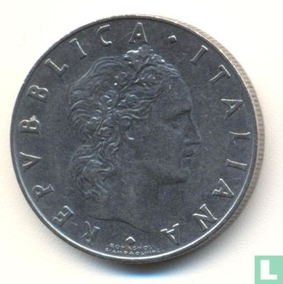 Italien 50 Lire 1960 - Bild 2