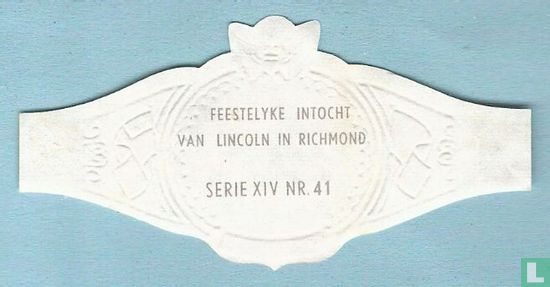 Feestelyke intocht van Lincoln in Richmond - Bild 2