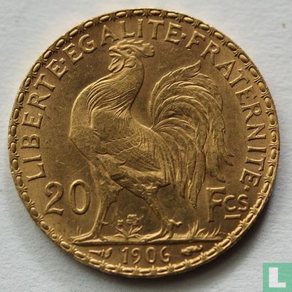 France 20 francs 1906 - Image 1