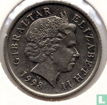 Gibraltar 10 pence 1998 - Afbeelding 1