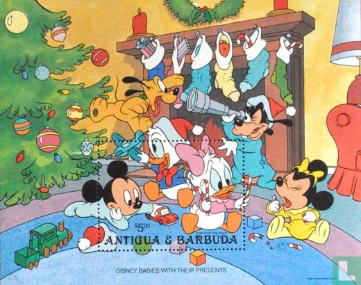 Christmas-Disney characters