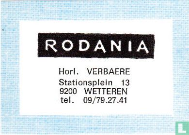Rodania Horl. Verbaere