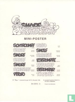 De Smurfen - Mini-poster - Bild 2