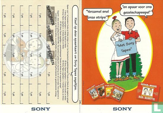 Sony Suske en Wiske Spaarkaart  - Image 1