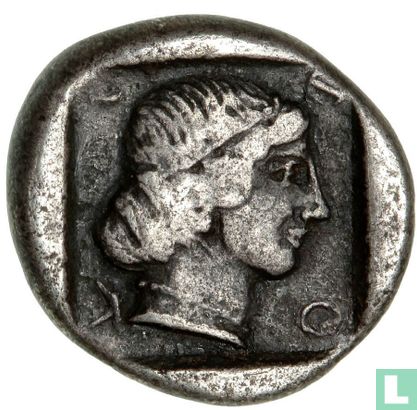 Phocis Delphi AR Hemidrachme / Triobol Ca. 457-446 v.Chr. - Bild 2