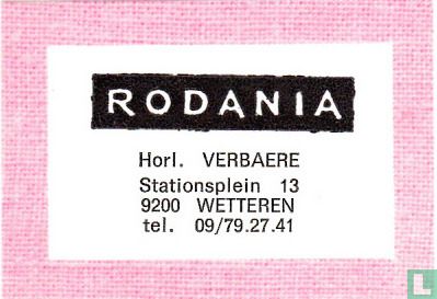 Rodania Horl. Verbaere