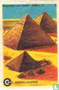 Piramiden van Giseh - 2600 v Chr