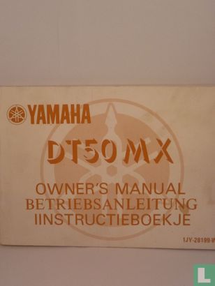 Yamaha DT50 MX instructieboekje - Image 1