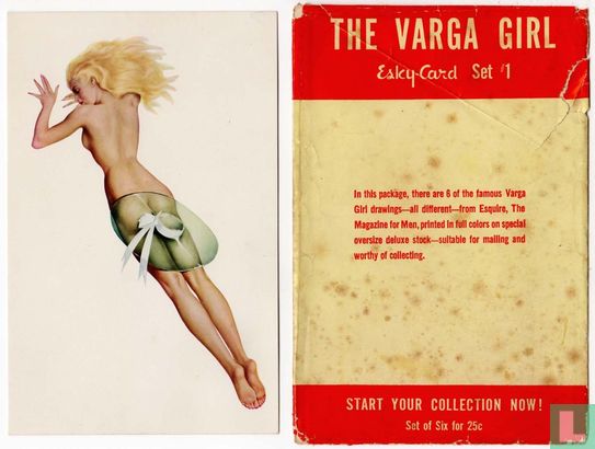 The Varga Girl, Esky Card Set 1 [6 cards] - Image 1