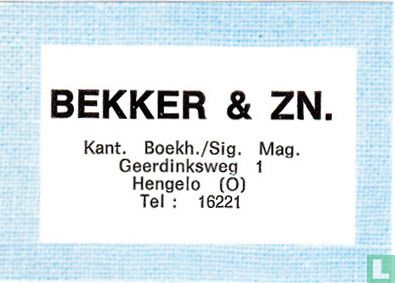 Bekker & Zn.