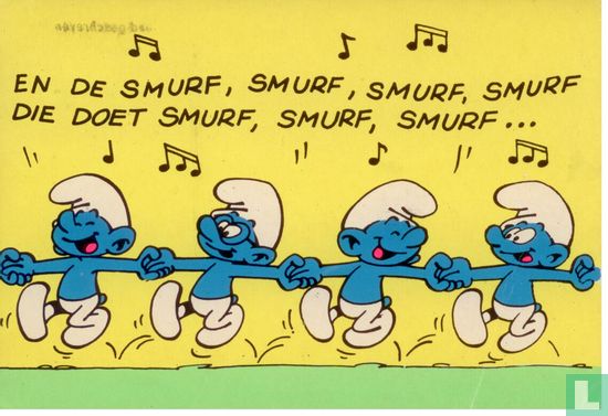 Smurfkaart nr. 2 uit het album De Smurfin - Image 1