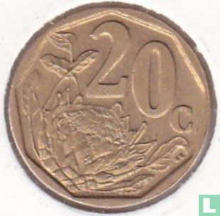 Afrique du Sud 20 cents 2006 - Image 2