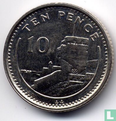 Gibraltar 10 Pence 1994 - Bild 2