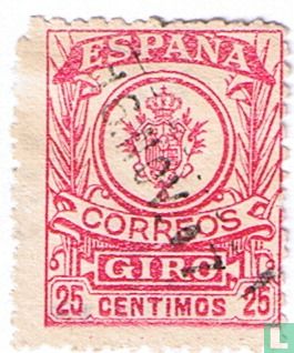 Postanweisung-Spanien