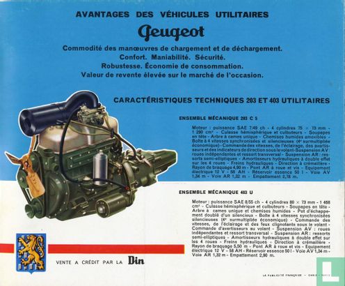 Vehicules Utilitaires Peugeot 1959 - Image 2