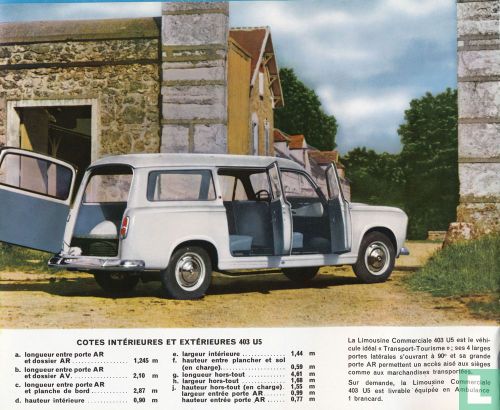 Vehicules Utilitaires Peugeot 1959 - Afbeelding 3