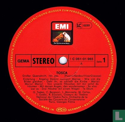 Tosca - Grosser Querschnitt in italienischer Sprache - Image 3