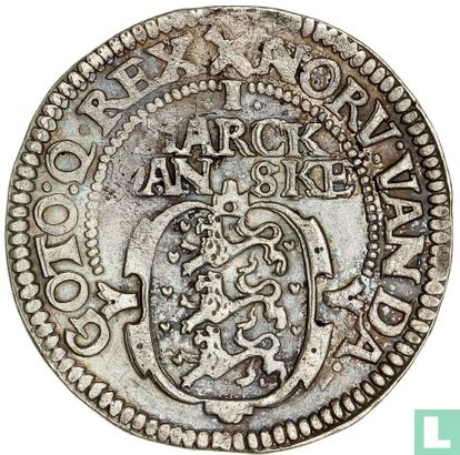 Denemarken 1 marck 1615 (gekruiste zwaarden) - Afbeelding 2