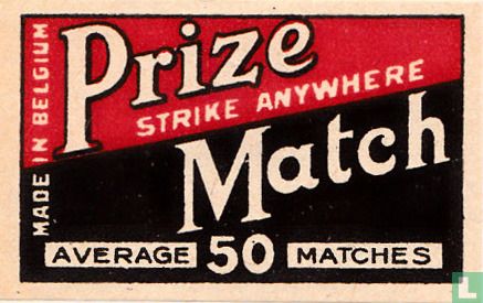 Prize strike anywhere Match
