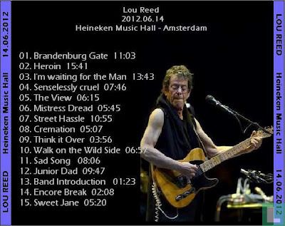 Lou Reed - Heineken Music Hall - Amsterdam - Afbeelding 2