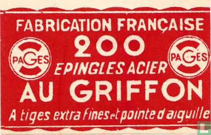 200 epingles au griffon