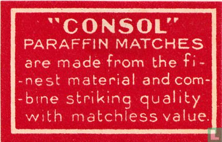 "Consol" parafin matches