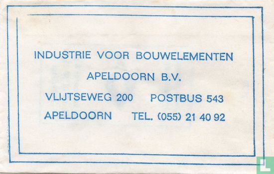 Industrie voor Bouwelementen Apeldoorn B.V. - Image 1