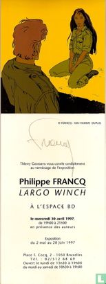 Exposition Philippe Francq / Largo Winch