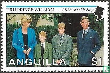 18th birthday Prince William 
