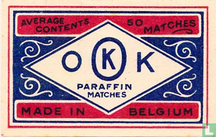 OKK paraffin matches
