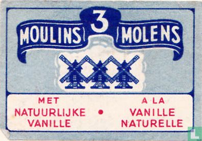 3 Molens met natuurlijke vanille