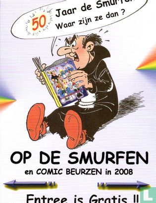Op de Smurfen en comic beurzen in 2008