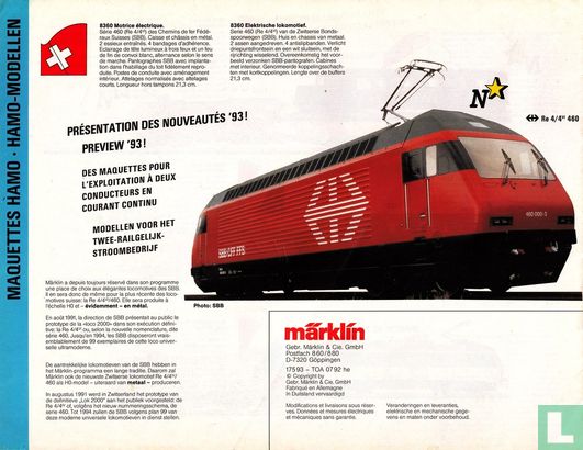 Märklin Export Catalogus 1992/1993 - Image 2