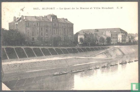 Alfort, Le Quai de la Marne et Villa Houdart