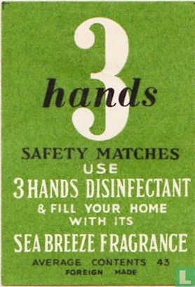 3 hands desinfectant - Afbeelding 1