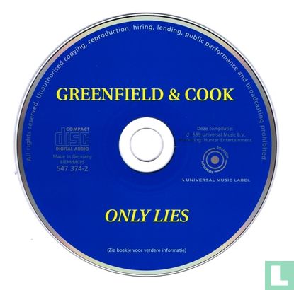 Greenfield & Cook - Only Lies - Bild 3
