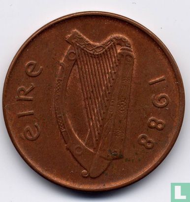 Ireland 2 pence 1988 (copper plated steel) - Image 1