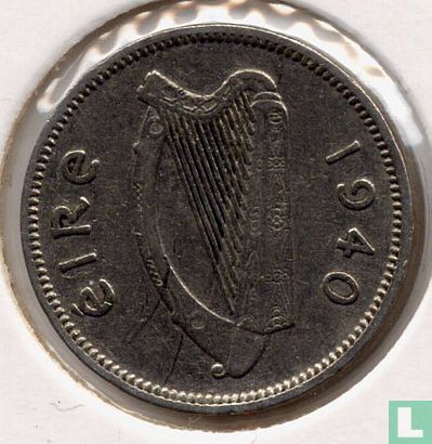 Irland 3 Pence 1940 - Bild 1