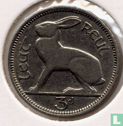 Irland 3 Pence 1940 - Bild 2
