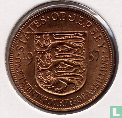 Jersey 1/24 shilling 1937 - Image 1