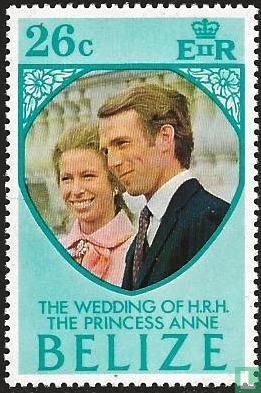 La princesse Anne et Mark Phillips-mariage