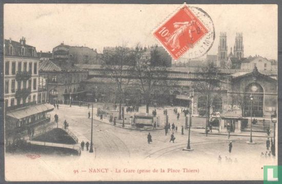 Nancy, La Gare (prise de la Place Thiers)