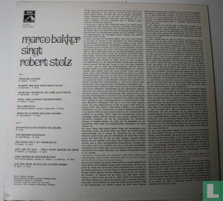 Marco Bakker singt Robert Stolz - Afbeelding 2