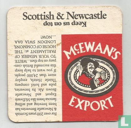 Export Scottish&Newcastle