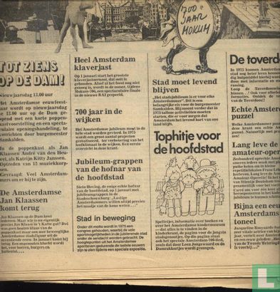 Wat is er aan de hand krant Amsterdam 700 - Afbeelding 2