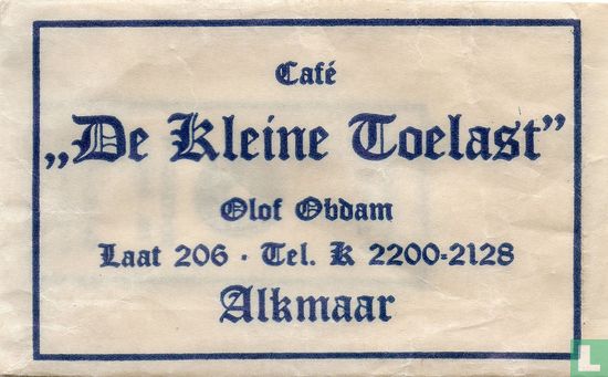 Café "De Kleine Toelast" - Image 1