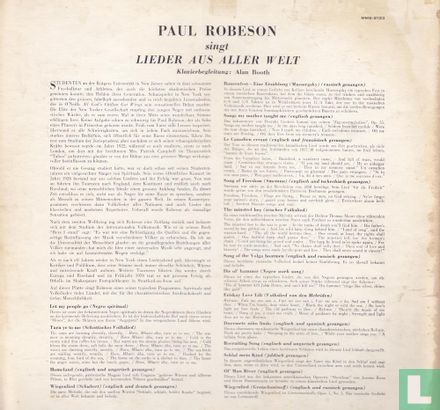 Paul Robeson Singt Lieder aus aller Welt  - Afbeelding 2